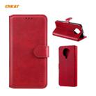 For Xiaomi Redmi K30 Pro ENKAY Hat-Prince Horizontal Flip Leather Case with Holder & Card Slots & Wallet(Red) - 1