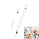 Imitation Porcelain 2 in 1 Mobile Phone Touch Screen Capacitive Pen for Apple / Huawei / Xiaomi / Samsung(White) - 1