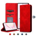 For Samsung Galaxy Note 10 Lite/A81 Retro Skin Feel Business Magnetic Horizontal Flip Leather Case(Red) - 1