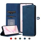 For Samsung Galaxy Note 10 Lite/A81 Retro Skin Feel Business Magnetic Horizontal Flip Leather Case(Navy Blue) - 1