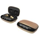 T20 TWS Bluetooth 5.0 Touch Wireless Bluetooth Earphone with Three LED Battery Display & Charging Box, Support Call & Voice Assistant(Champagne Gold) - 2