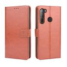 For HTC Desire 20 Pro Retro Crazy Horse Texture Horizontal Flip Leather Case , with Holder & Card Slots & Photo Frame(Brown) - 1