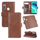 For Motorola Moto G Fast Dual-side Magnetic Buckle Horizontal Flip Leather Case with Holder & Card Slots & Wallet(Brown) - 1