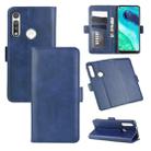 For Motorola Moto G Fast Dual-side Magnetic Buckle Horizontal Flip Leather Case with Holder & Card Slots & Wallet(Dark Blue) - 1