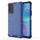 For Huawei Honor 30 Youth Shockproof Honeycomb PC + TPU Case(Blue) - 1