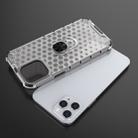For iPhone 12 / 12 Pro Shockproof Honeycomb PC + TPU Ring Holder Protection Case(Grey) - 3