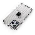 For iPhone 12 / 12 Pro Shockproof Honeycomb PC + TPU Ring Holder Protection Case(Grey) - 8
