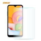 For Samsung Galaxy A01 10 PCS ENKAY Hat-Prince 0.26mm 9H 2.5D Curved Edge Tempered Glass Film - 1