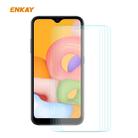 For Samsung Galaxy A01 5PCS ENKAY Hat-Prince 0.26mm 9H 2.5D Curved Edge Tempered Glass Film - 1