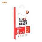 For Samsung Galaxy A21s 5PCS ENKAY Hat-Prince 0.26mm 9H 2.5D Curved Edge Tempered Glass Film - 9