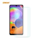 For Samsung Galaxy A31 5PCS ENKAY Hat-Prince 0.26mm 9H 2.5D Curved Edge Tempered Glass Film - 1