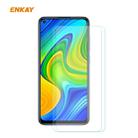 For Redmi 10X 4G / Redmi Note 9 2 PCS ENKAY Hat-Prince 0.26mm 9H 2.5D Curved Edge Tempered Glass Film - 1