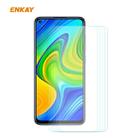 For Redmi 10X 4G / Redmi Note 9 5 PCS ENKAY Hat-Prince 0.26mm 9H 2.5D Curved Edge Tempered Glass Film - 1