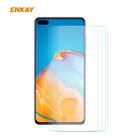 For Huawei P40 5 PCS ENKAY Hat-Prince 0.26mm 9H 2.5D Curved Edge Tempered Glass Film - 1