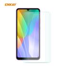 For Huawei Y6p 5 PCS ENKAY Hat-Prince 0.26mm 9H 2.5D Curved Edge Tempered Glass Film - 1