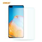 For Huawei P40 10 PCS ENKAY Hat-Prince 0.26mm 9H 2.5D Curved Edge Tempered Glass Film - 1