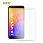 For Huawei Y5p 10 PCS ENKAY Hat-Prince 0.26mm 9H 2.5D Curved Edge Tempered Glass Film - 1