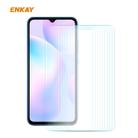For Redmi 9 / 9A / 9C 10 PCS ENKAY Hat-Prince 0.26mm 9H 2.5D Curved Edge Tempered Glass Film - 1