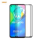 For Motorola Moto G8 Power 2 PCS ENKAY Hat-Prince Full Glue 0.26mm 9H 2.5D Tempered Glass Full Coverage Film - 1