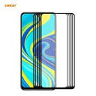 For Redmi Note 9S / Note 9 Pro 5 PCS ENKAY Hat-Prince Full Glue 0.26mm 9H 2.5D Tempered Glass Full Coverage Film - 1