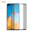 For Huawei P40 5 PCS ENKAY Hat-Prince Full Glue 0.26mm 9H 2.5D Tempered Glass Full Coverage Film - 1