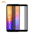 For Huawei Y5p 5 PCS ENKAY Hat-Prince Full Glue 0.26mm 9H 2.5D Tempered Glass Full Coverage Film - 1