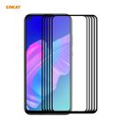 For Huawei P40 Lite E 5 PCS ENKAY Hat-Prince Full Glue 0.26mm 9H 2.5D Tempered Glass Full Coverage Film - 1