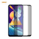 For Samsung Galaxy A11 / M11 5 PCS ENKAY Hat-Prince Full Glue 0.26mm 9H 2.5D Tempered Glass Full Coverage Film - 1