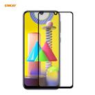 For Samsung Galaxy M31 / M21 ENKAY Hat-Prince Full Glue 0.26mm 9H 2.5D Tempered Glass Full Coverage Film - 1