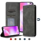For Redmi K30 & Poco X2 Retro Skin Feel Business Magnetic Horizontal Flip Leather Case(Dark Grey) - 1