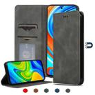 For Redmi Note 9 Pro / Note 9S / Note 9 Pro Max Retro Skin Feel Business Magnetic Horizontal Flip Leather Case(Dark Grey) - 1