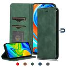 For Redmi Note 9 Pro / Note 9S / Note 9 Pro Max Retro Skin Feel Business Magnetic Horizontal Flip Leather Case(Army Green) - 1