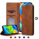 For Redmi Note 9 Pro / Note 9S / Note 9 Pro Max Retro Skin Feel Business Magnetic Horizontal Flip Leather Case(Brown) - 1