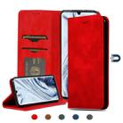 For Xiaomi Mi CC9 Pro / Note 10 / Note 10 Pro Retro Skin Feel Business Magnetic Horizontal Flip Leather Case(Red) - 1