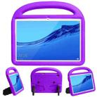 For  Huawei MediaPad T5 10.1 inch Sparrow Style EVA Material Children Shockproof Casing Shell(Purple) - 1