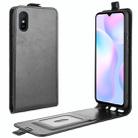 For Xiaomi Redmi 9A R64 Texture Single Vertical Flip Leather Protective Case with Card Slots & Photo Frame(Black) - 1