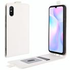 For Xiaomi Redmi 9A R64 Texture Single Vertical Flip Leather Protective Case with Card Slots & Photo Frame(White) - 1