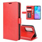 For Huawei Honor 30 lite/Honor 30 Youth R64 Texture Single Horizontal Flip Protective Case with Holder & Card Slots & Wallet& Photo Frame(Red) - 1