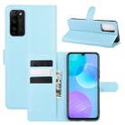 For Huawei Honor 30 lite/Honor 30 Youth Litchi Texture Horizontal Flip Protective Case with Holder & Card Slots & Wallet(Blue) - 1