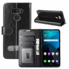 For LG harmony 4 R64 Texture Single Horizontal Flip Protective Case with Holder & Card Slots & Wallet& Photo Frame(Black) - 9