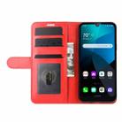 For LG harmony 4 R64 Texture Single Horizontal Flip Protective Case with Holder & Card Slots & Wallet& Photo Frame(Red) - 6