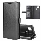 For Xiaomi Redmi 9C R64 Texture Single Horizontal Flip Protective Case with Holder & Card Slots & Wallet& Photo Frame(Black) - 1