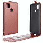 For Xiaomi Redmi 9C R64 Texture Single Vertical Flip Leather Protective Case with Card Slots & Photo Frame(Brown) - 1