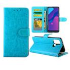 For Huawei Honor Play9A/Honor9A Crazy Horse Texture Leather Horizontal Flip Protective Case with Holder & Card Slots & Wallet & Photo Frame(Baby Blue) - 1