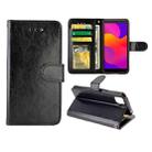 For Huawei Y5P(2020)/Honor9S Crazy Horse Texture Leather Horizontal Flip Protective Case with Holder & Card Slots & Wallet & Photo Frame(Black) - 1