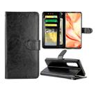 For OPPO Find X2 Pro Crazy Horse Texture Leather Horizontal Flip Protective Case with Holder & Card Slots & Wallet & Photo Frame(Black) - 1