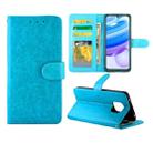 For xiaomi Redmi 10X Pro 5G/10X 5G Crazy Horse Texture Leather Horizontal Flip Protective Case with Holder & Card Slots & Wallet & Photo Frame(Baby Blue) - 1