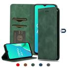 For OPPO A9 2020 & A5 2020 & A11X Retro Skin Feel Business Magnetic Horizontal Flip Leather Case(Army Green) - 1