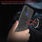 For Xiaomi Redmi 9 Mandala Embossed Cloth Cover PC + TPU Mobile Phone Case with Magnetic Function and Hand Strap(Black) - 4