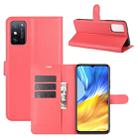 For Huawei Honor X10 Max 5G Litchi Texture Horizontal Flip Protective Case with Holder & Card Slots & Wallet(Red) - 1